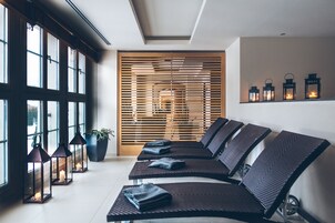 Salas de tratamientos para parejas, sauna, baño turco/hammam 