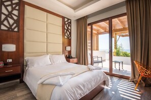 Premium Single Room, Ocean View | Premium bedding, in-room safe, individually decorated - Paraiso Rainforest and Beach Hotel (Omoa)
