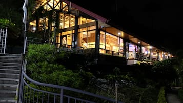 Front of property – evening/night