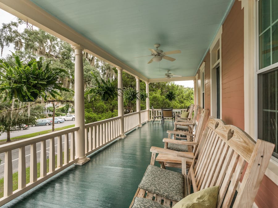 Utsikt fra overnattingsstedet