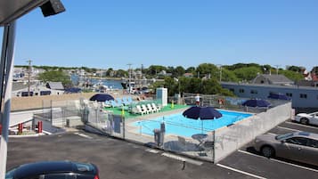 Vue depuis lâhĂ©bergement