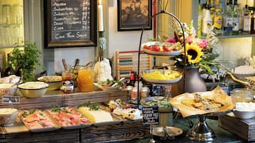 Gratis frukostbuffé varje dag