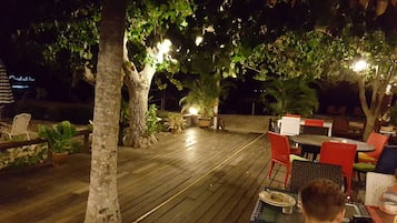 Front of property – evening/night