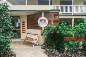 Voorkant van accommodatie