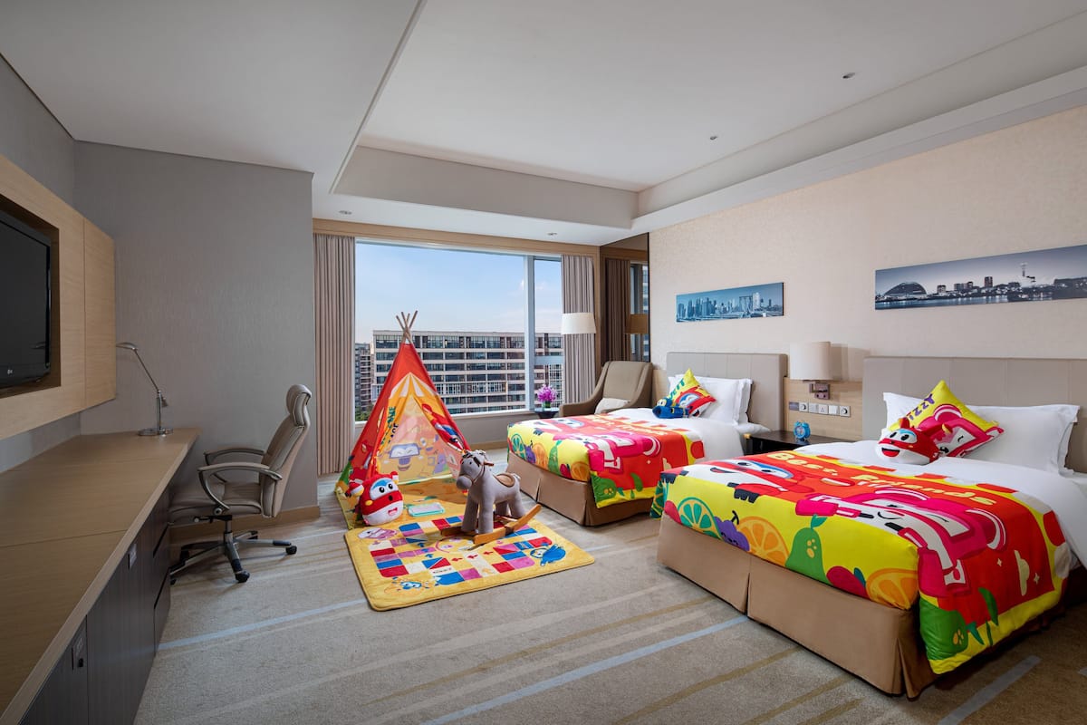 Premium Room, 2 Double Beds, Garden View (Kids Theme)