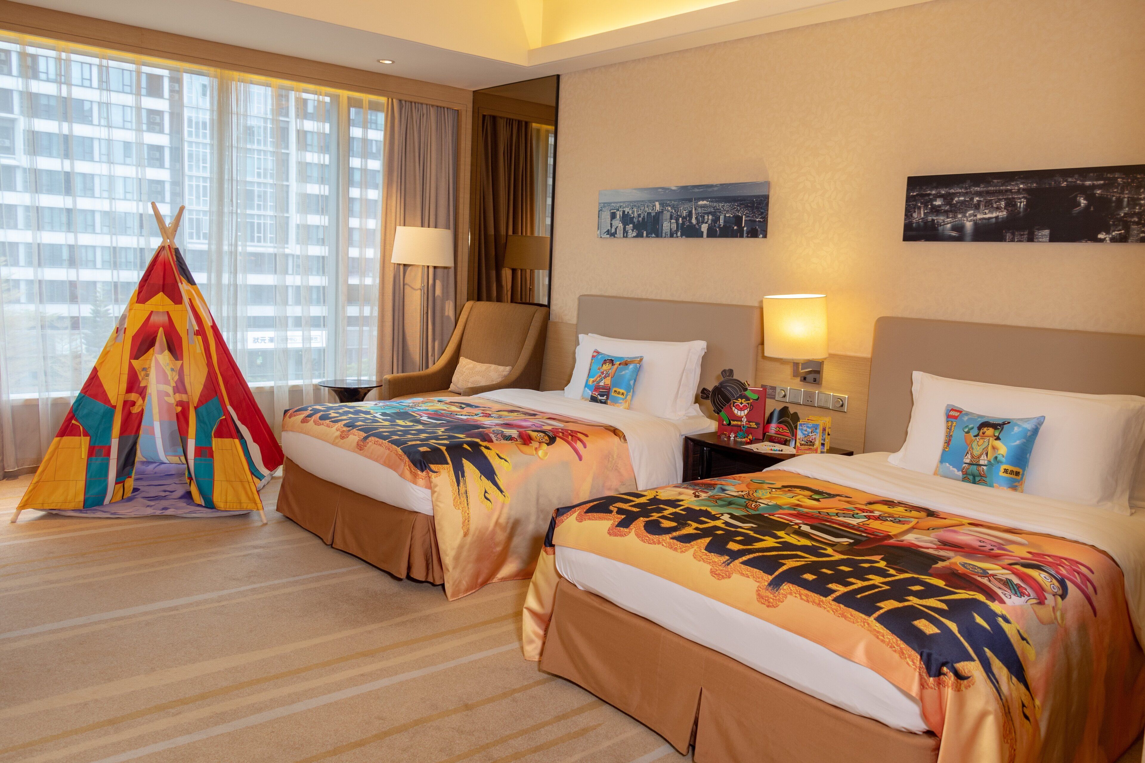 고급 침구, 오리/거위털 이불, 메모리폼 침대, 미니바