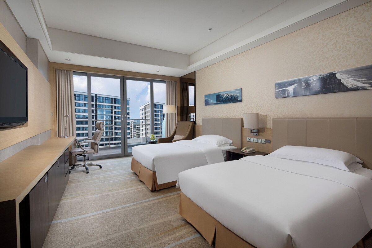 Standard Room, 2 Double Beds, Smoking, Balcony | Room amenity