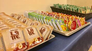 Daily buffet breakfast (EUR 5 per person)