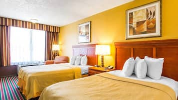 Dobbeltrom – standard, 2 dobbeltsenger, ikke-røyk | Wi-fi (inkludert) og sengetøy