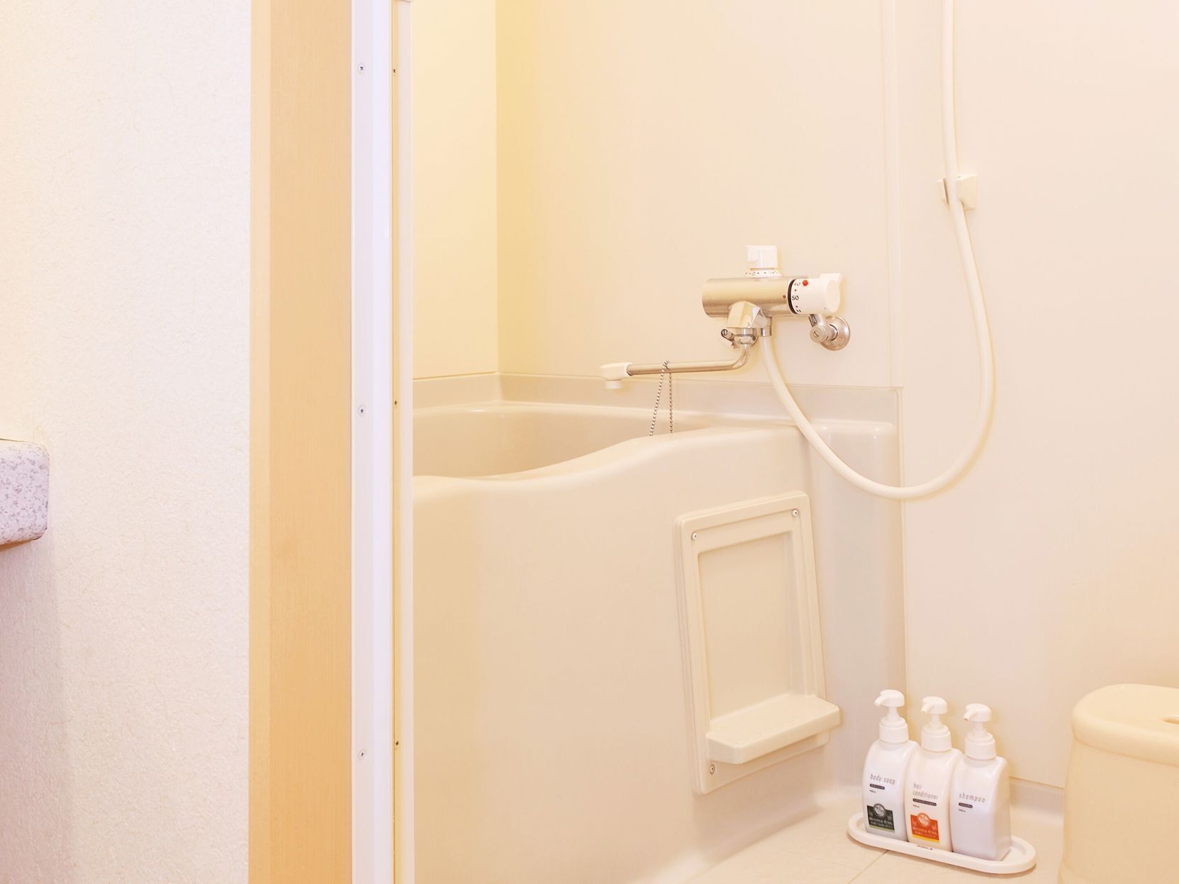 Badezimmer | Haartrockner, Toilette mit elektrischem Bidet, Handtücher