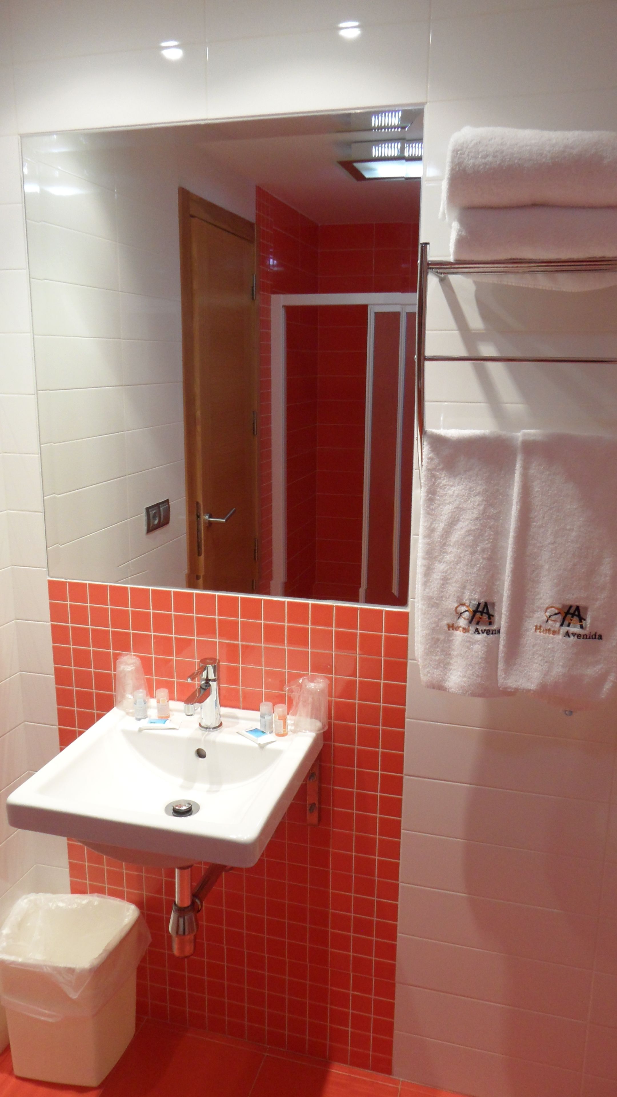 free toiletries, hair dryer, towels