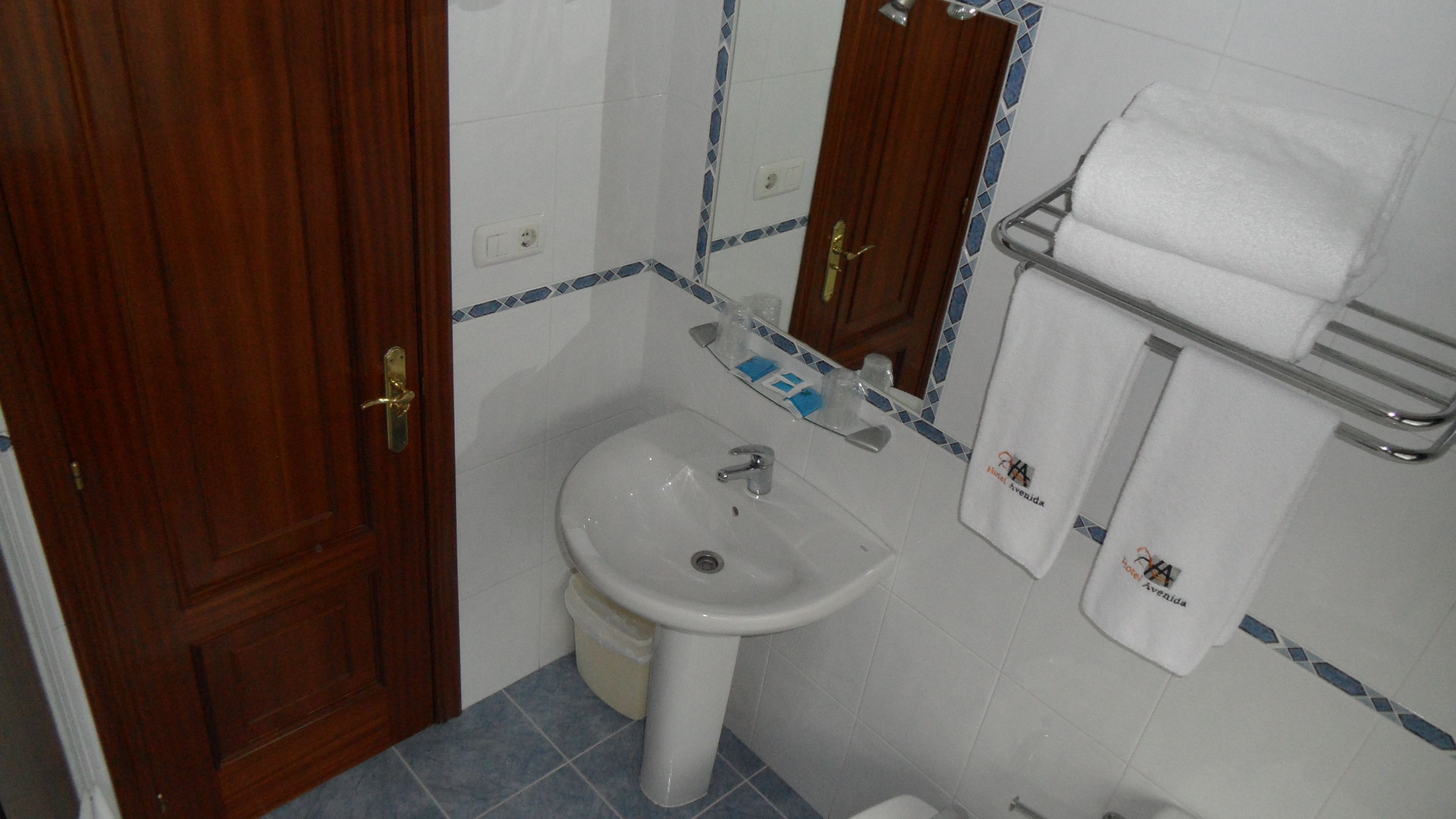 free toiletries, hair dryer, towels