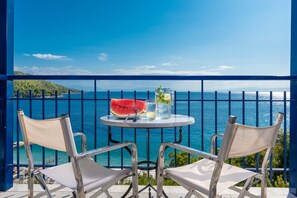 Panorama kamer, uitzicht op zee | Uitzicht vanaf balkon