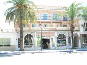 Majoituspaikan julkisivu