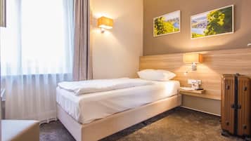 Ropa de cama de alta calidad y minibar