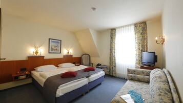 Premium bedding, minibar, in-room safe, soundproofing