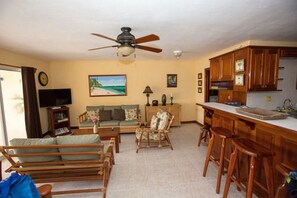 Suite, 1 Bedroom, Oceanfront | In-room safe, blackout drapes, iron/ironing board, free WiFi