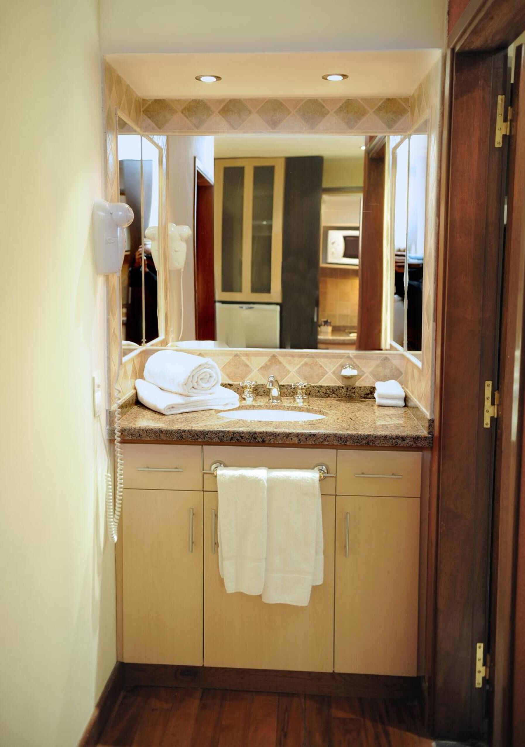 shower, rainfall showerhead, hair dryer, bidet