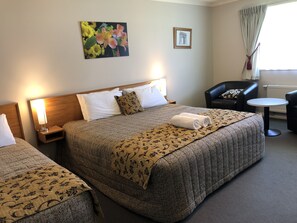 In-room safe, desk, soundproofing, iron/ironing board - High Peaks Hotel (Fox Glacier)