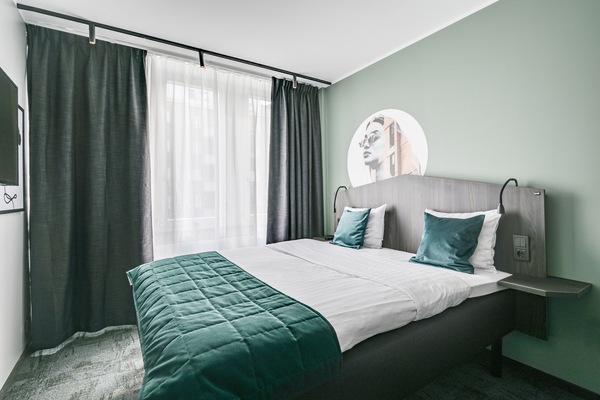 1 slaapkamer, donsdekens, pillowtop-bedden, individueel gemeubileerd