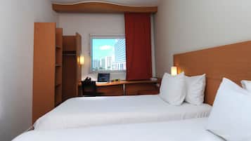 Chambre Standard, 2 lits une place | Literie de qualité supérieure, bureau, chambres insonorisées