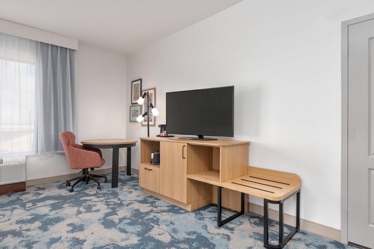 Room, 2 Queen Beds, Accessible, Bathtub | Blackout drapes, iron/ironing board, WiFi (free), alarm clocks