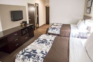 Ropa de cama hipoalergénica, escritorio y tabla de planchar con plancha 