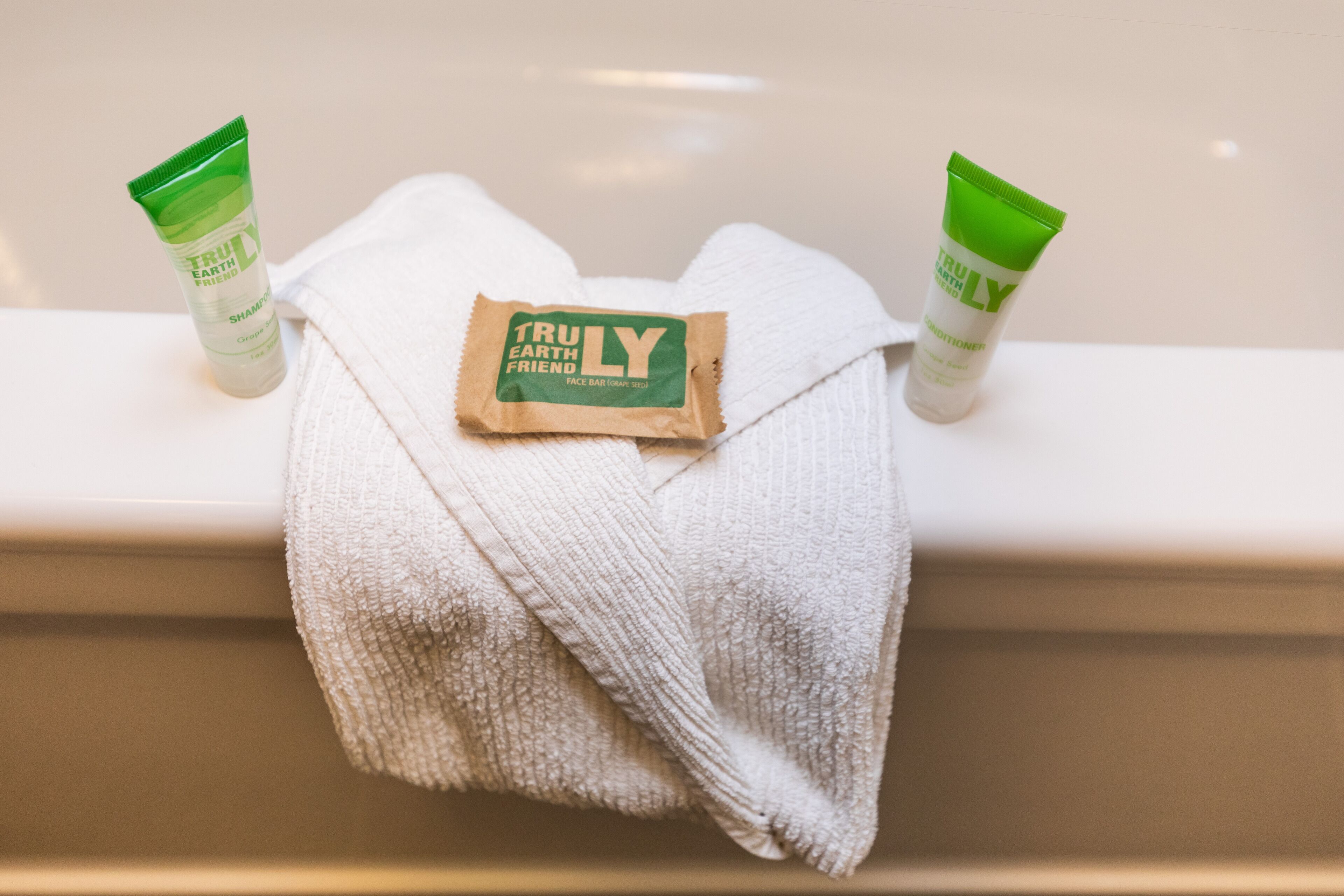 family room | bathroom | free toiletries, hair dryer, towels