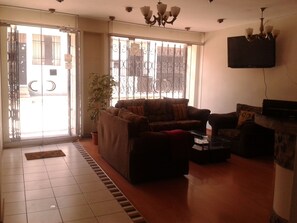 Sala de estar en el lobby