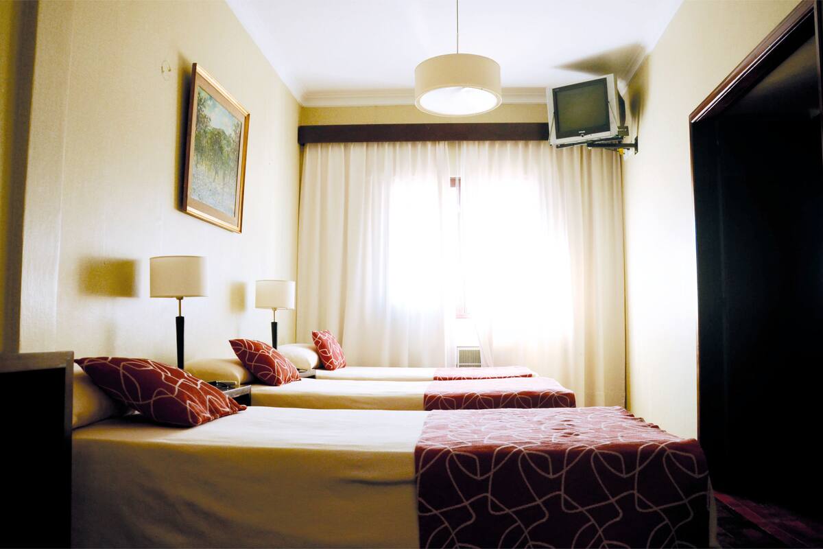 Apartment (Quintuple) | Premium bedding, desk, laptop workspace, blackout drapes