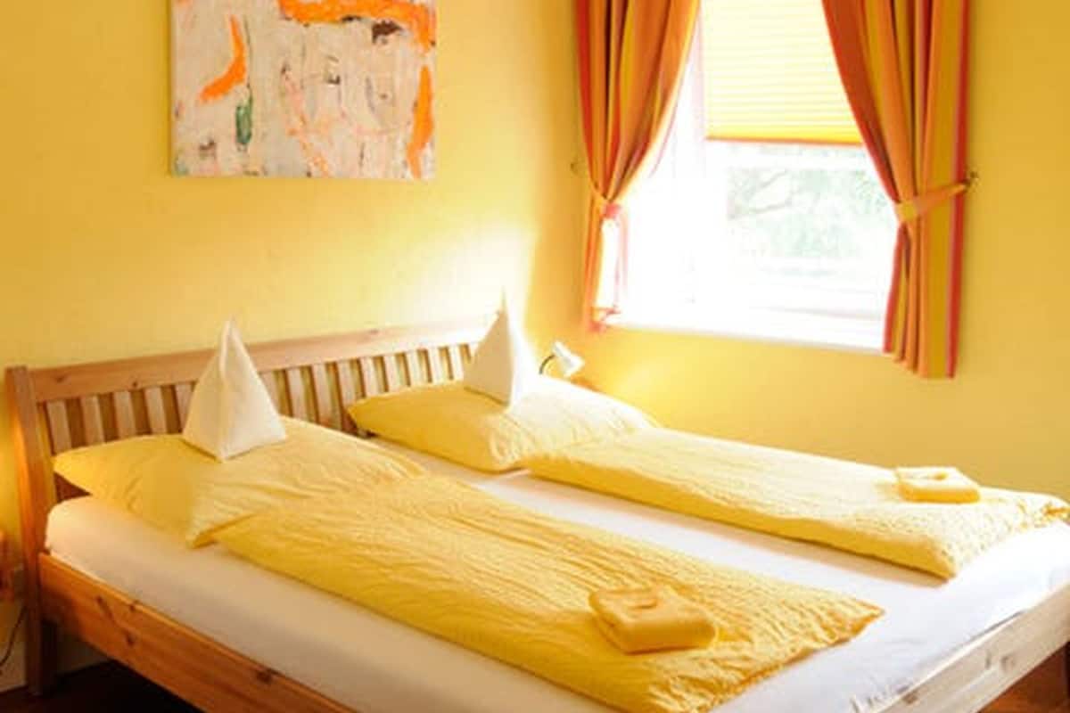 hypo-allergenic bedding, individually furnished, desk