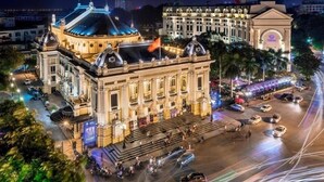 A historic building with classical architecture, featuring a prominent dome and a large entrance. - A25 Hotel - 45 Phan Chu Trinh (Hanoi)