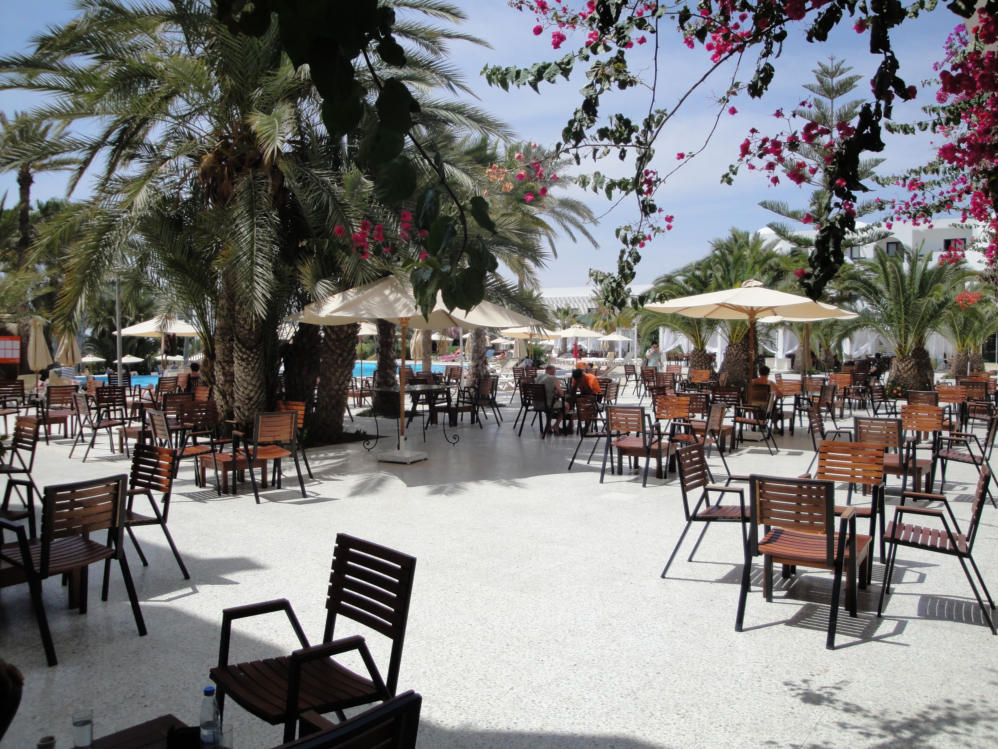 Breakfast, lunch and dinner served