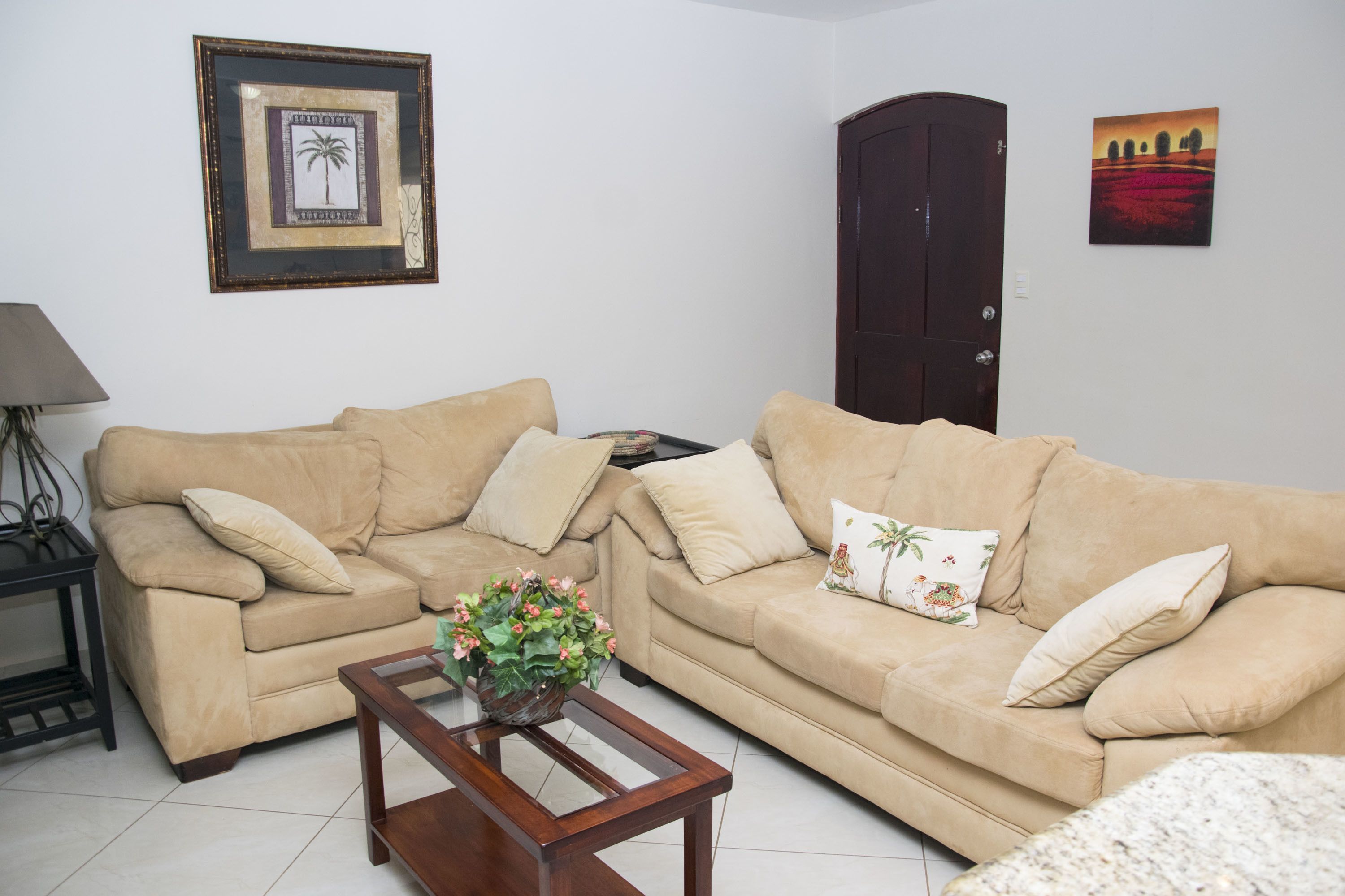 signature villa, 3 bedrooms, kitchen, poolside | living room | 32-inch flat-screen tv with cable channels, tv