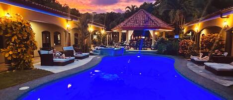 Junior Double Room, 1 Bedroom, Private Bathroom, Poolside | Terrace/patio