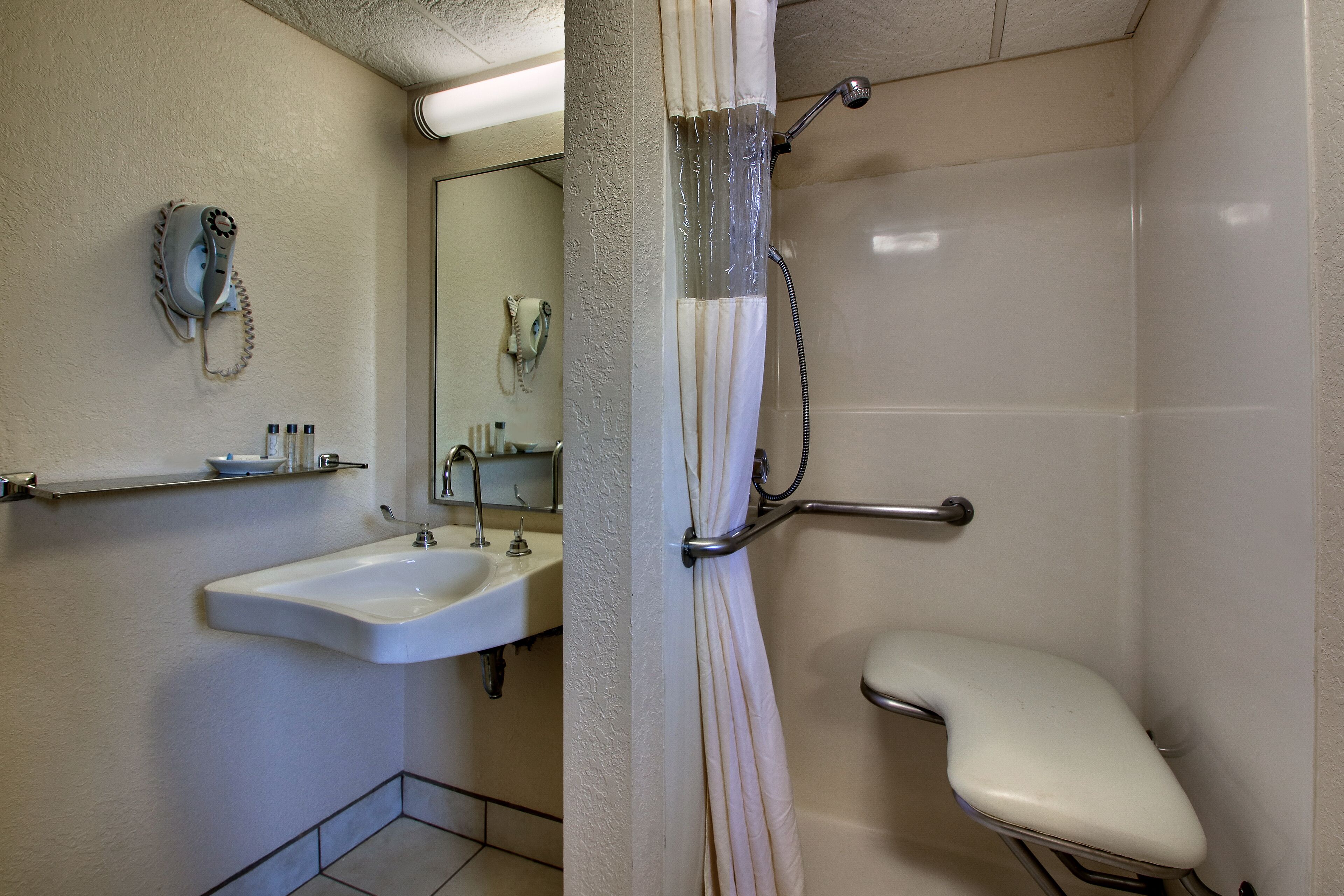 free toiletries, hair dryer, towels, soap