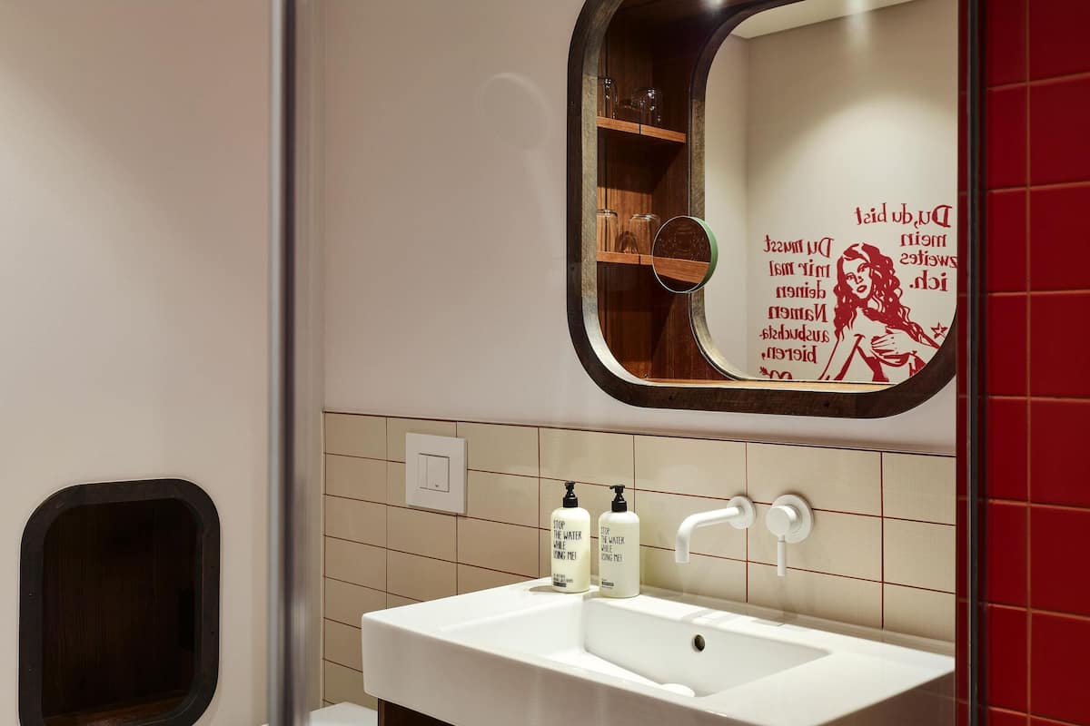 Medium Bunk Bed | Bathroom | Shower, rainfall showerhead, designer toiletries, hair dryer
