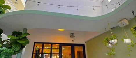 Voorkant van accommodatie