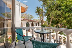 Deluxe Double Room, City View | Terrace/patio