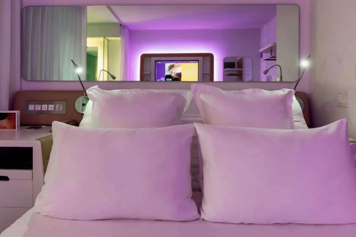 1 habitación, caja de seguridad en la habitación y escritorio