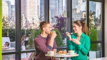 Breakfast, lunch and dinner served