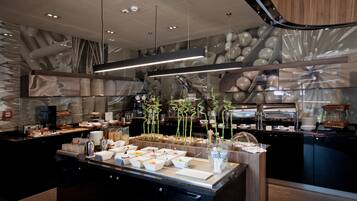 Daily buffet breakfast for a fee