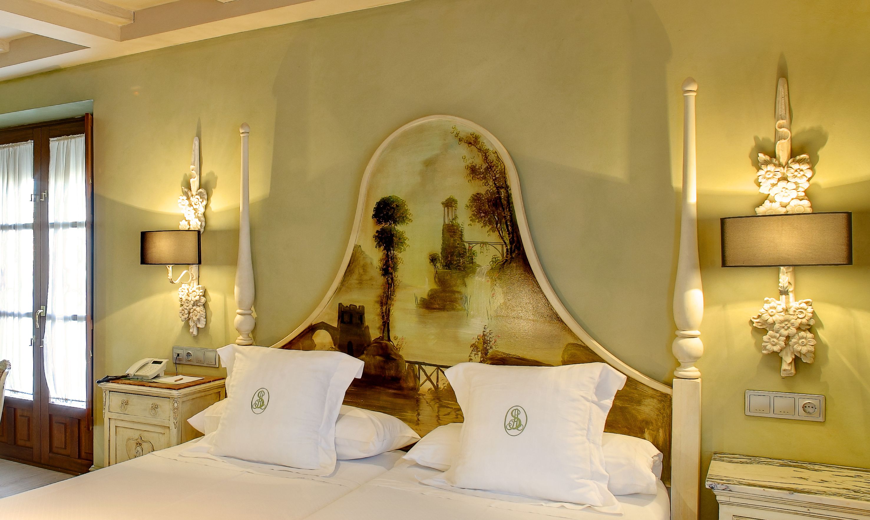 down duvets, memory-foam beds, minibar, individually decorated