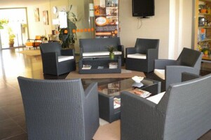 Zona de estar del vestíbulo