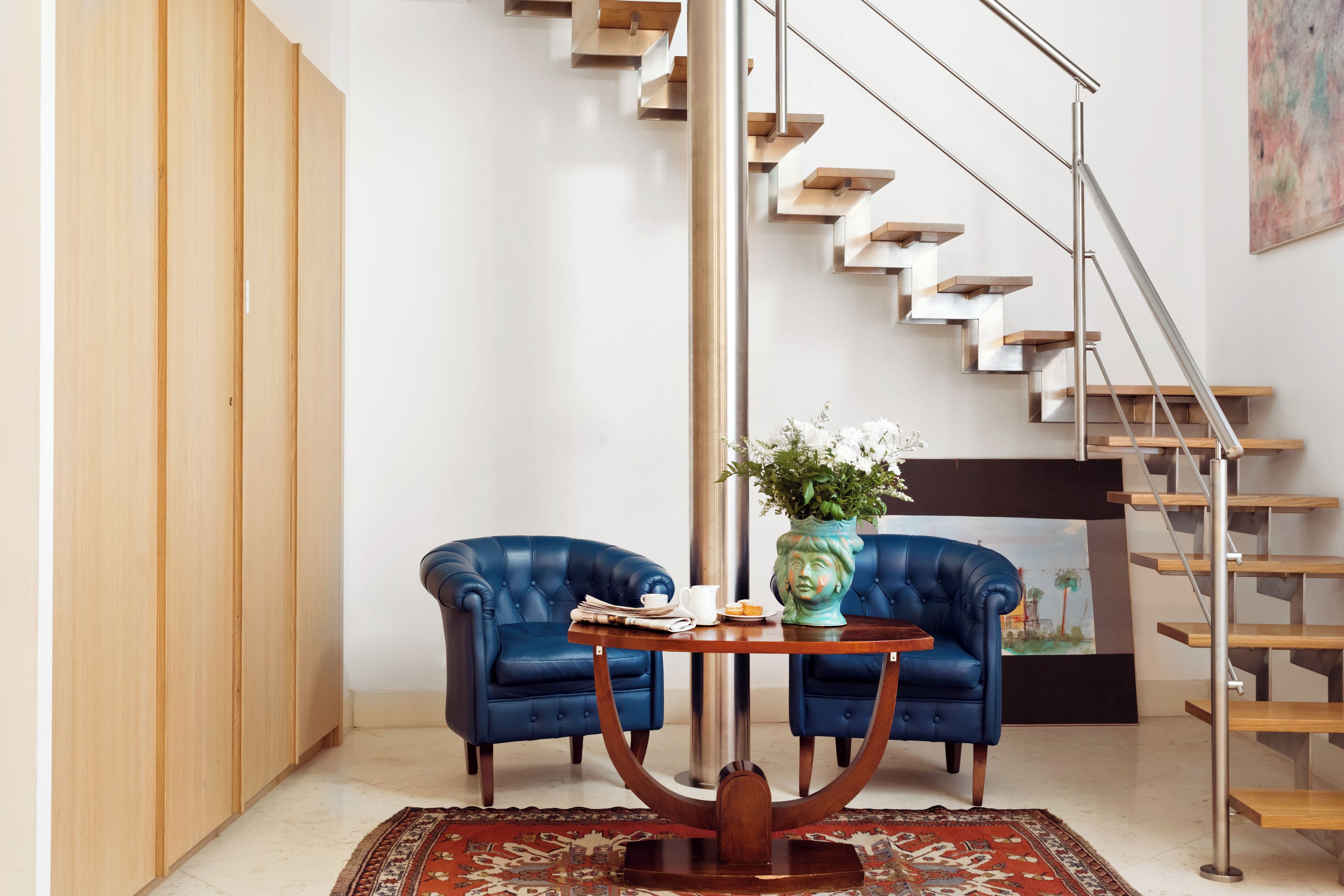 luxury suite | living area | 43-inch flat-screen tv with digital channels