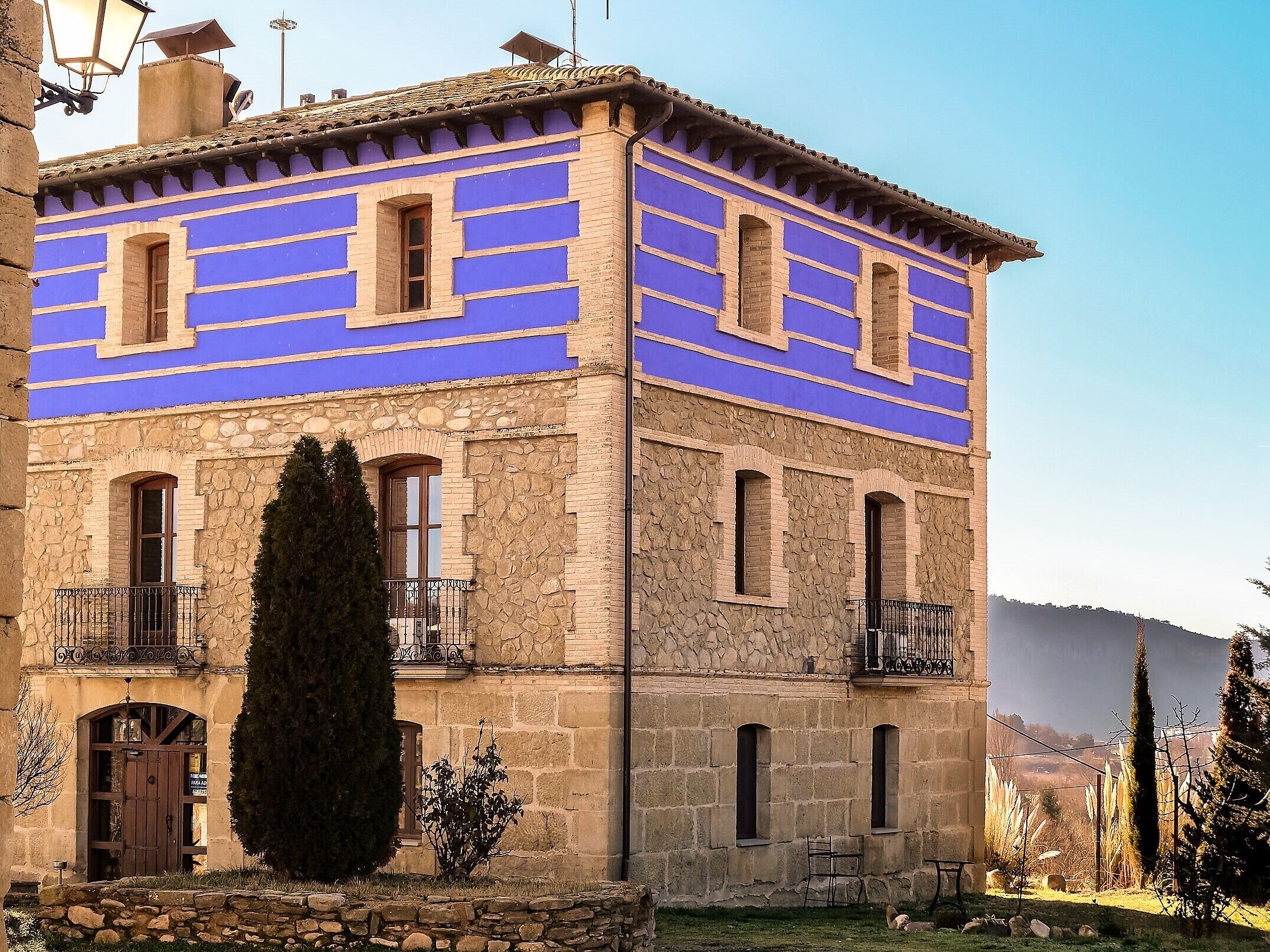 Voorkant van accommodatie