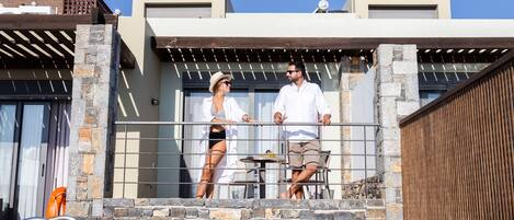 Deluxe Villa, Private Pool (Elais) | Balcony