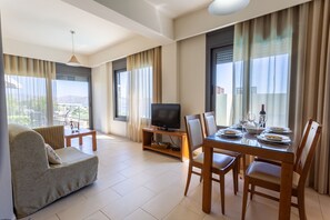 Living area - Elounda Olea Villas and Apartments (Agios Nikolaos)
