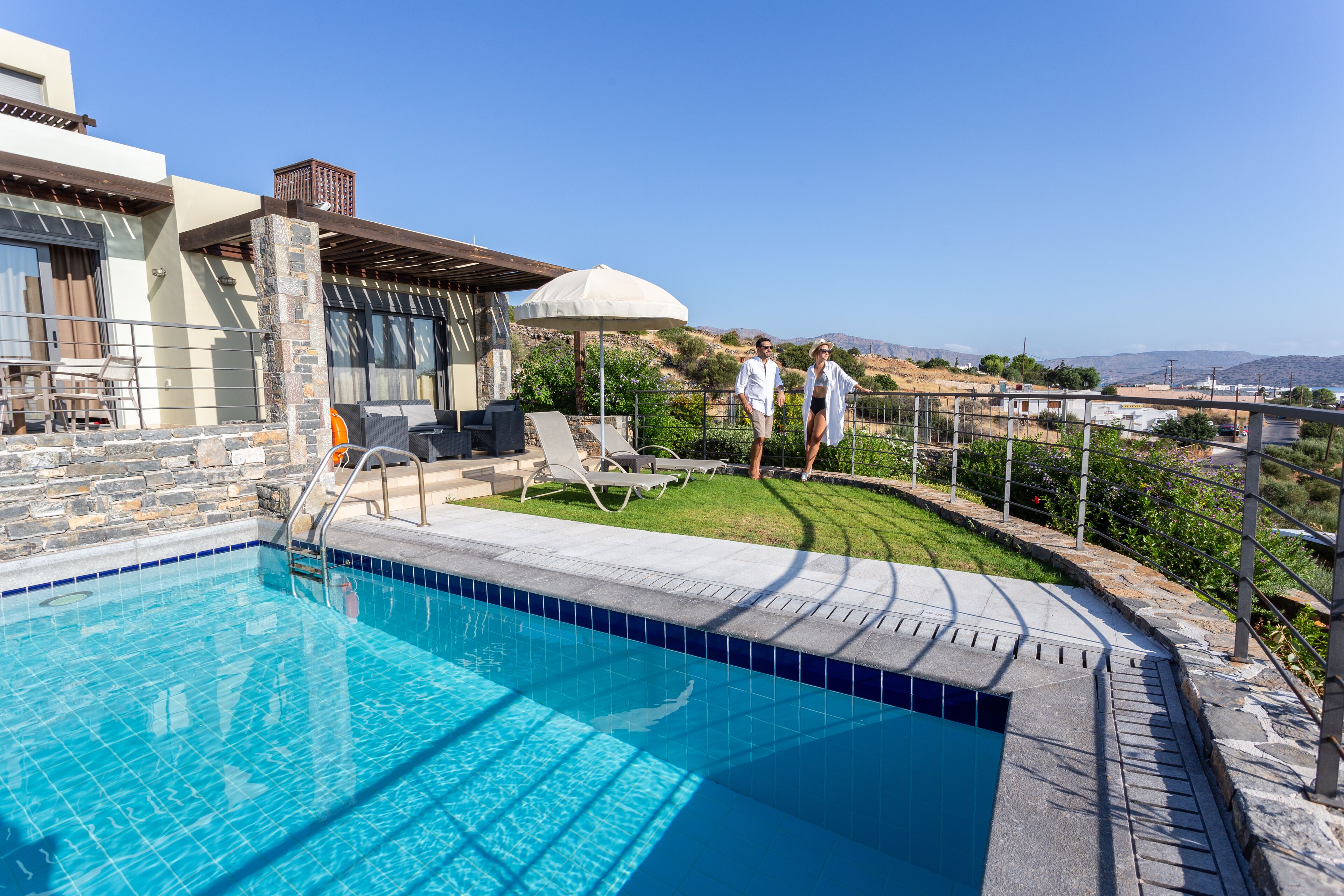 deluxe villa, private pool (oino) | exterior