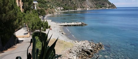 Playa privada, arena blanca